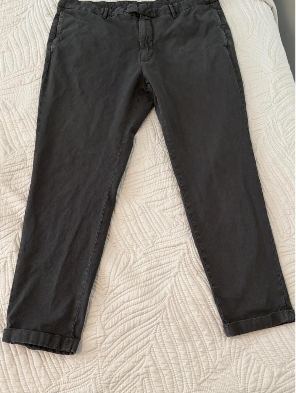 Massimo Dutti Slim Fit Black Pants Size 38